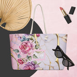 Lavender Luxe Oversized Weekender Bag – Bold Floral Travel Tote For Stylish Women On The Go 🌸✨