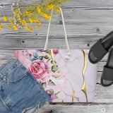 Lavender Luxe Oversized Weekender Bag – Bold Floral Travel Tote For Stylish Women On The Go 🌸✨