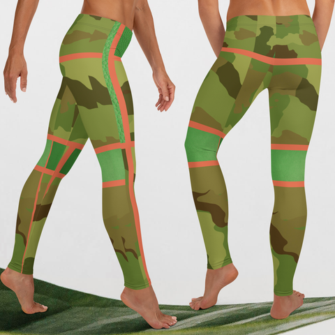 Camo Fire Leggings
