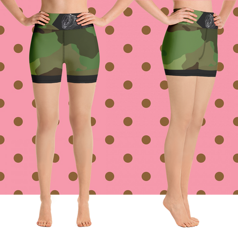 Womens Victoria Camouflage Sports Shorts