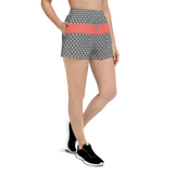 Coral Sensation Women's Athletic Short Shorts