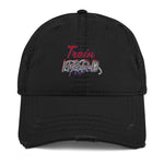 Train Hard Distressed  Workout Fitness Hat