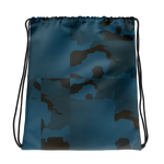 Midnight Camouflage Drawstring Bag