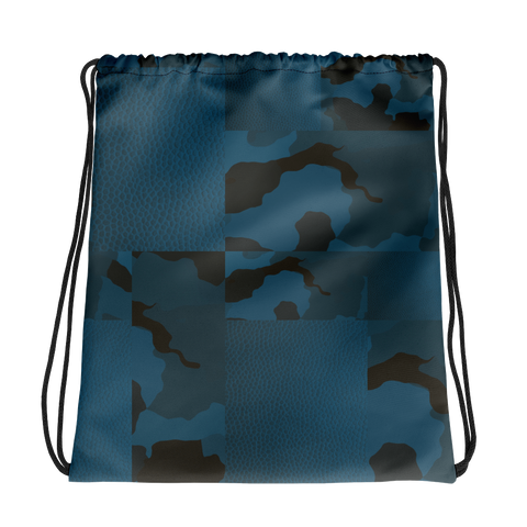 Midnight Camouflage Drawstring Bag